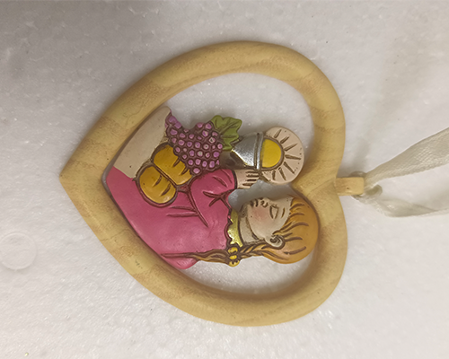 Christmas scene decoration on book