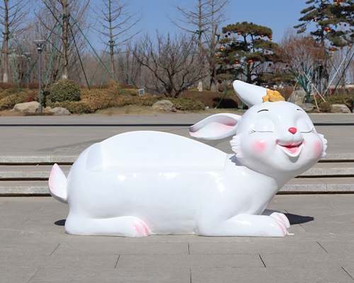Rabbit Chair Statue
