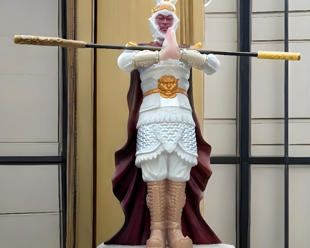simulation fiberglass Wukong sculpture.jpg