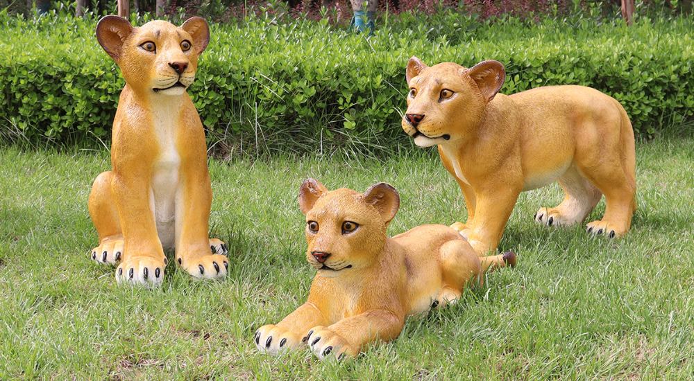 Simulation fiberglass lion sculptures combination(1)a58ee07c2ca_副本.jpg
