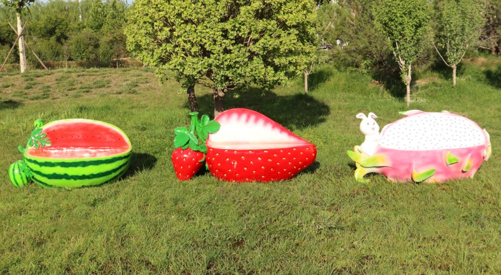 Fruit Chair sculpture combination