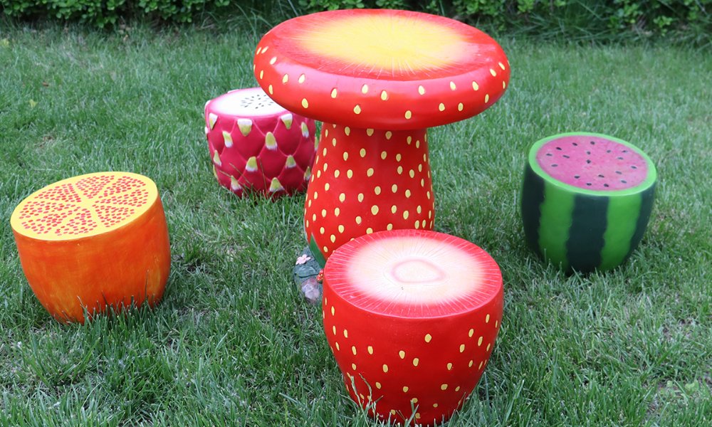 Fruit table and chair combination