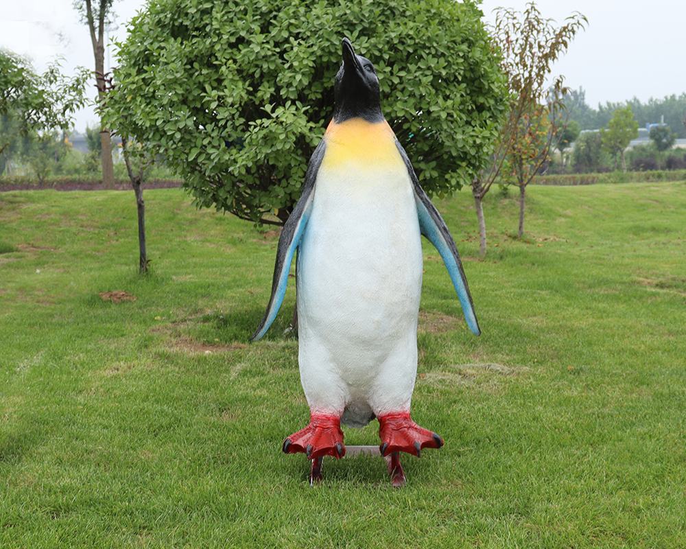 Charming Simulation Fiberglass Penguin Sculptures for Sale