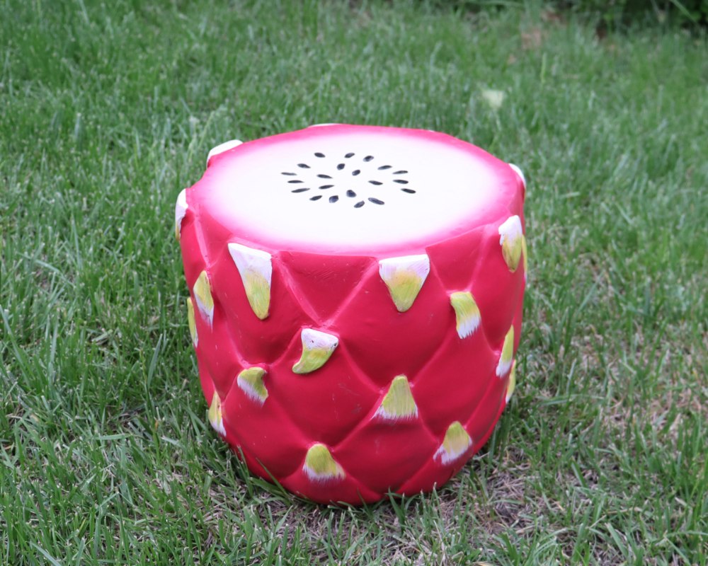 Realistic Fiberglass Fruit Themed Garden Chair Statue