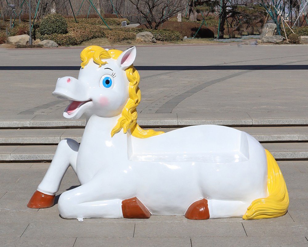 Realistic Fiberglass 12 Zodiac Themed Garden Chair Statue