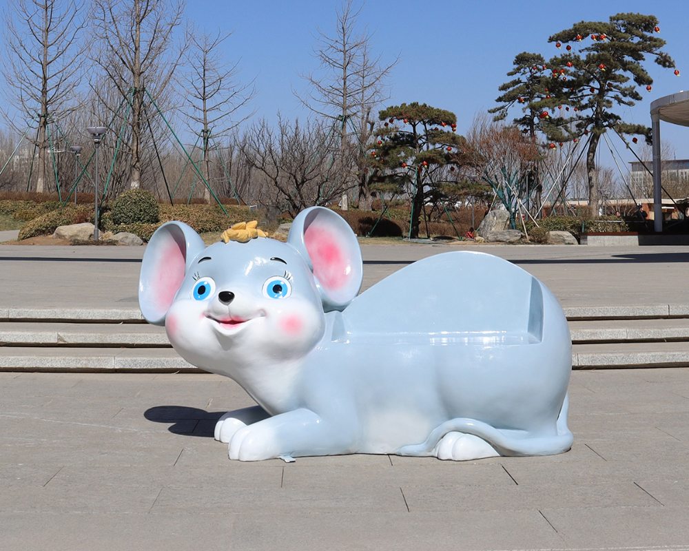 Realistic Fiberglass 12 Zodiac Themed Garden Chair Statue