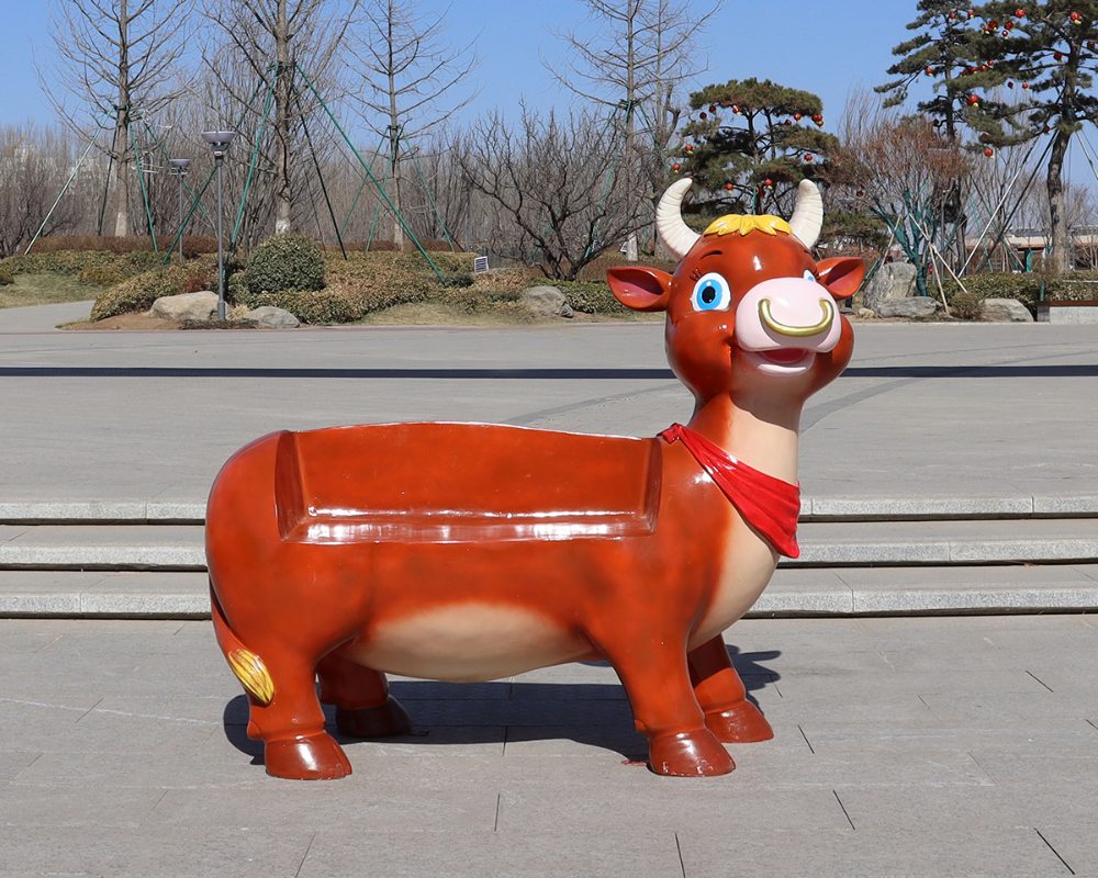 Realistic Fiberglass 12 Zodiac Themed Garden Chair Statue