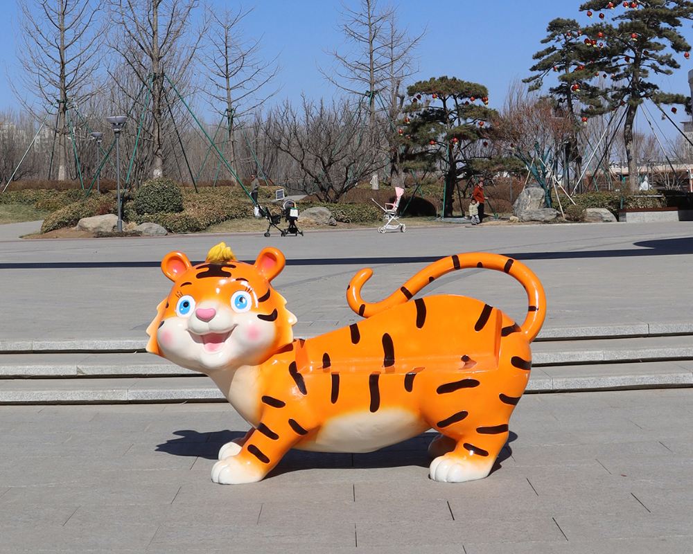 Realistic Fiberglass 12 Zodiac Themed Garden Chair Statue