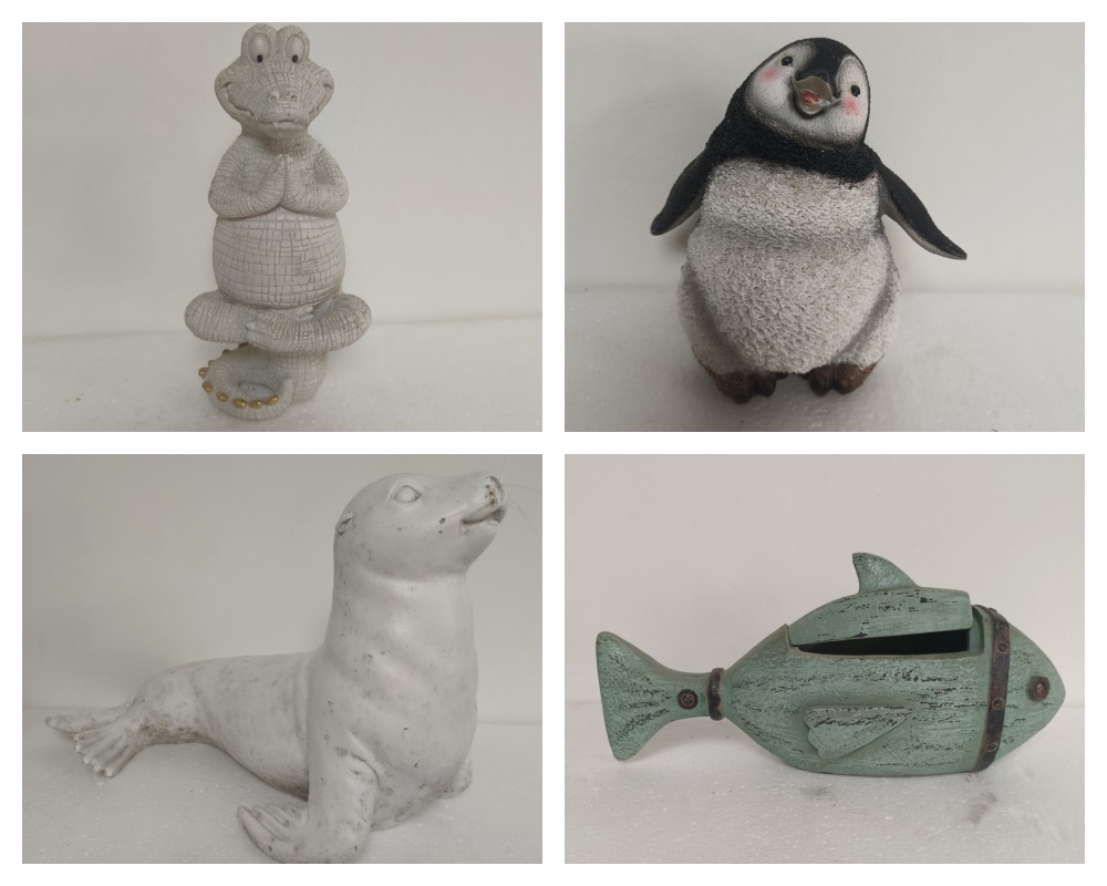 Resin animal statues combination(2)