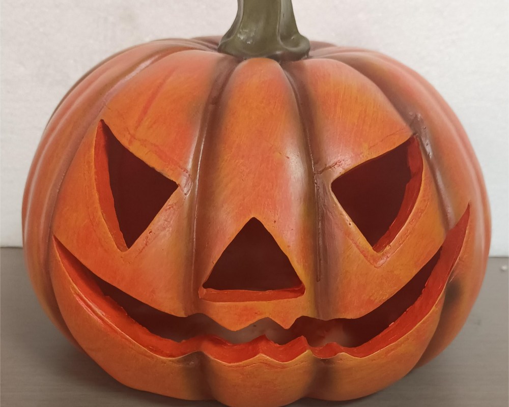 Spooky Halloween Resin Pumpkin Decorations