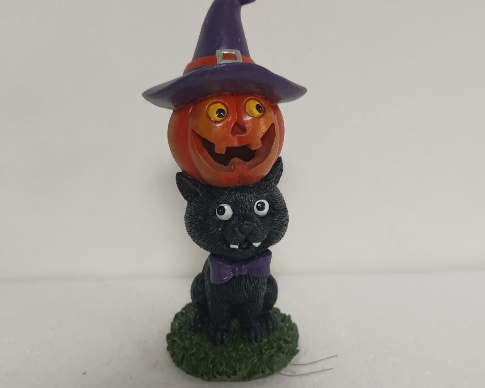 Spooky Halloween Resin Pumpkin Decorations