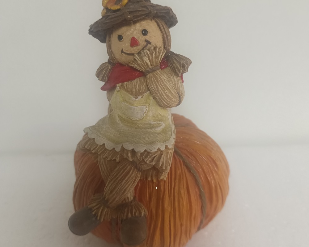 Spooky Halloween Resin Pumpkin Decorations