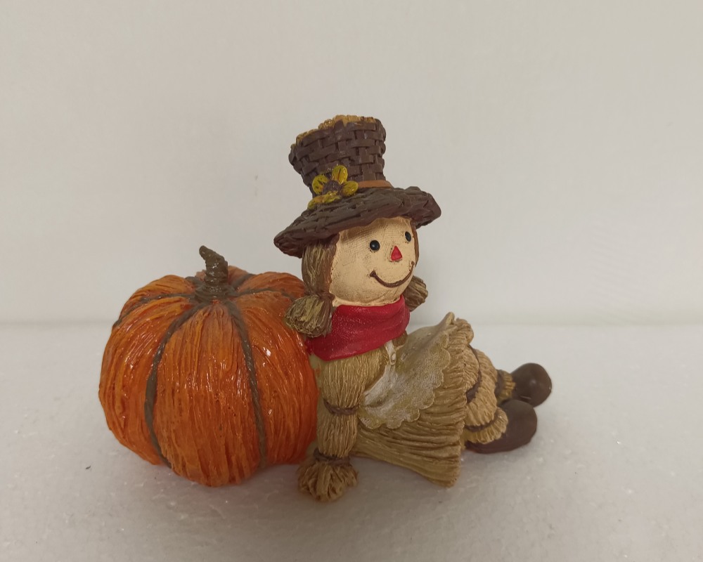 Spooky Halloween Resin Pumpkin Decorations