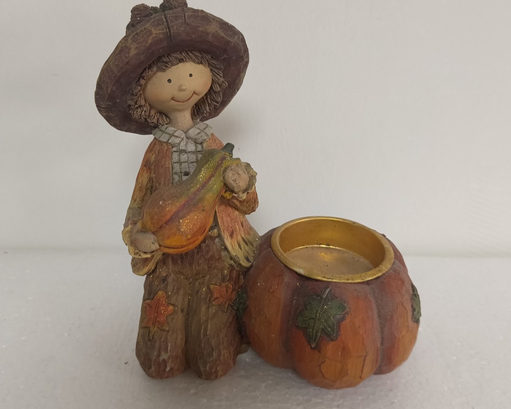 Spooky Halloween Resin Pumpkin Decorations