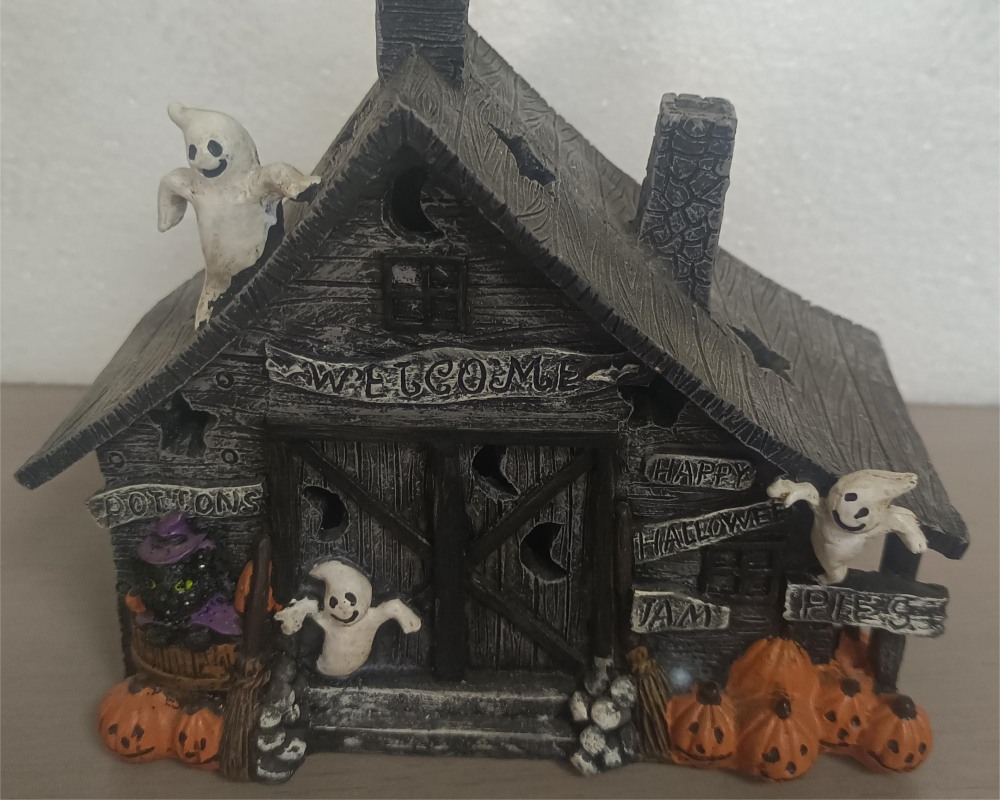 Spooky Halloween Resin Pumpkin Decorations