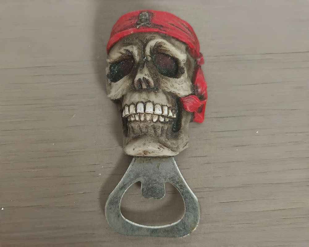 Halloween 3D Skull Resin Bottle Opener