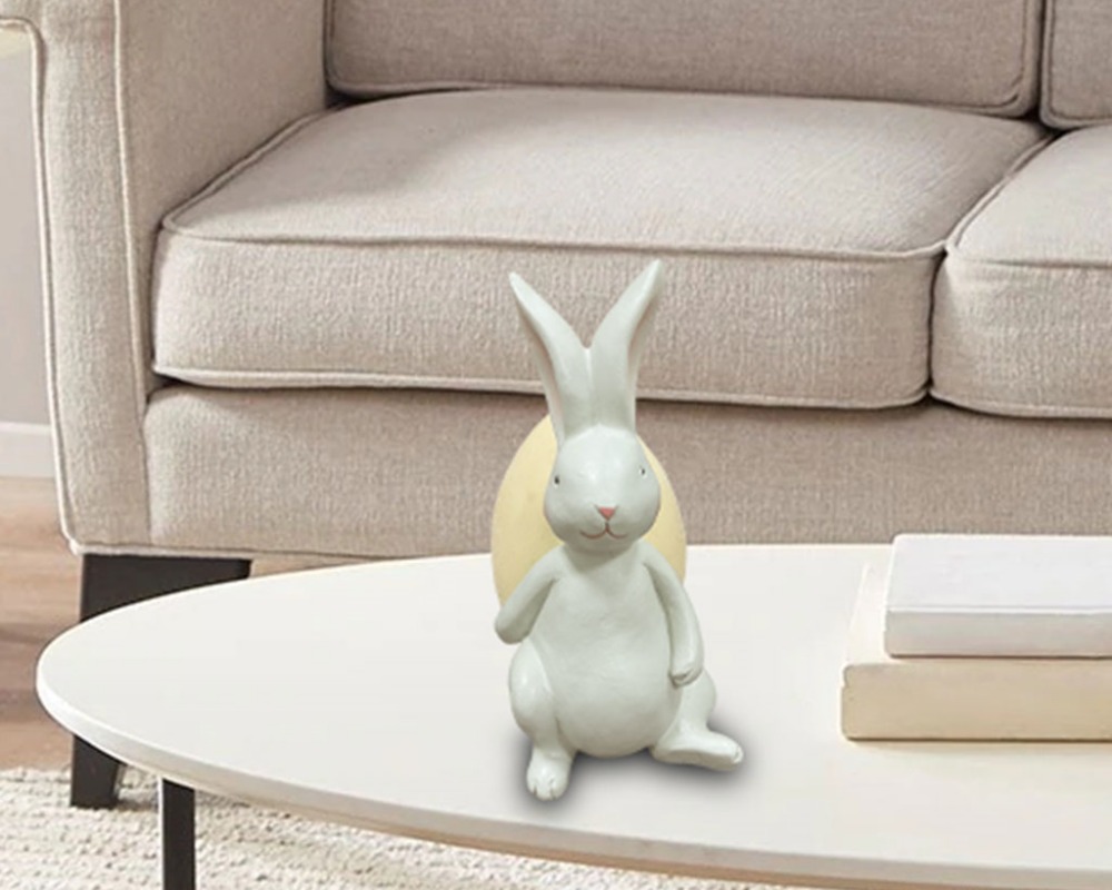 Wholesale Resin Animal Figurine Rabbit Mini Figurine