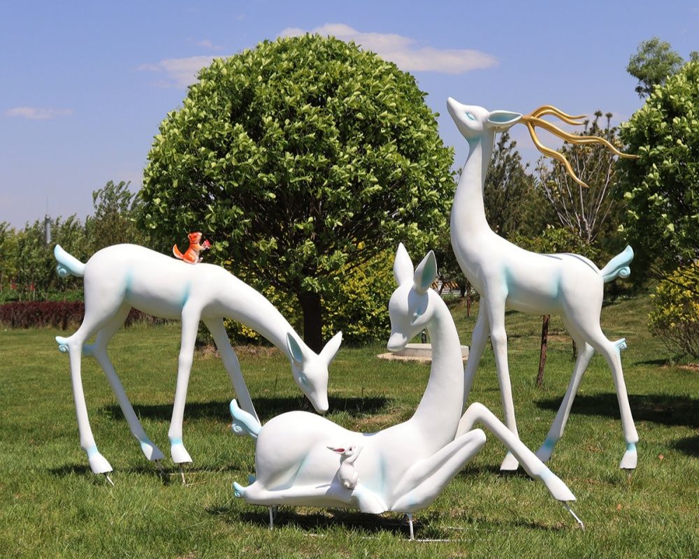 What Does a Deer Sculpture Symbolize?