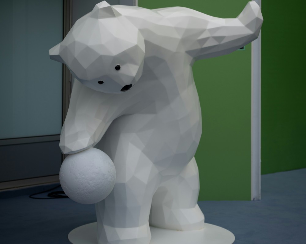 Custom cute animal sculptures