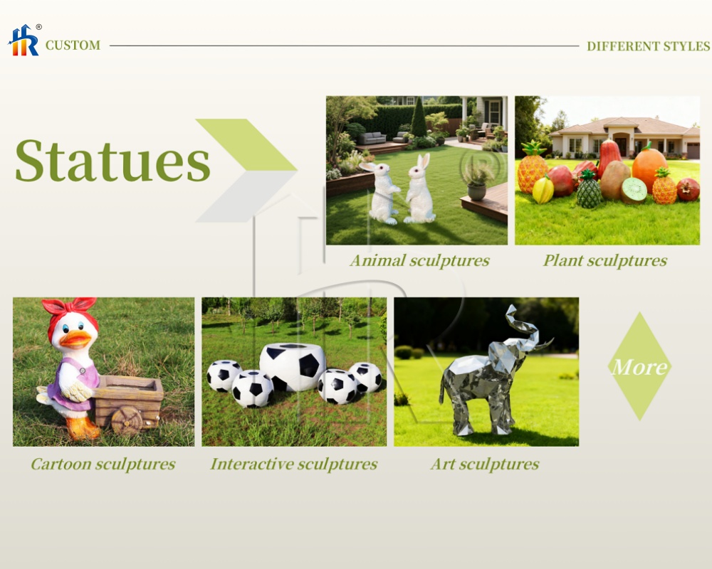 Customized outdoor statues by manufacturers