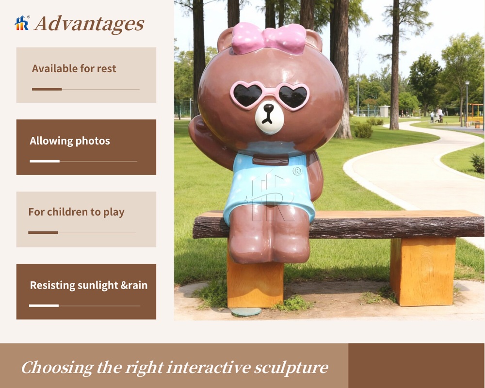 advantages of interactive statues