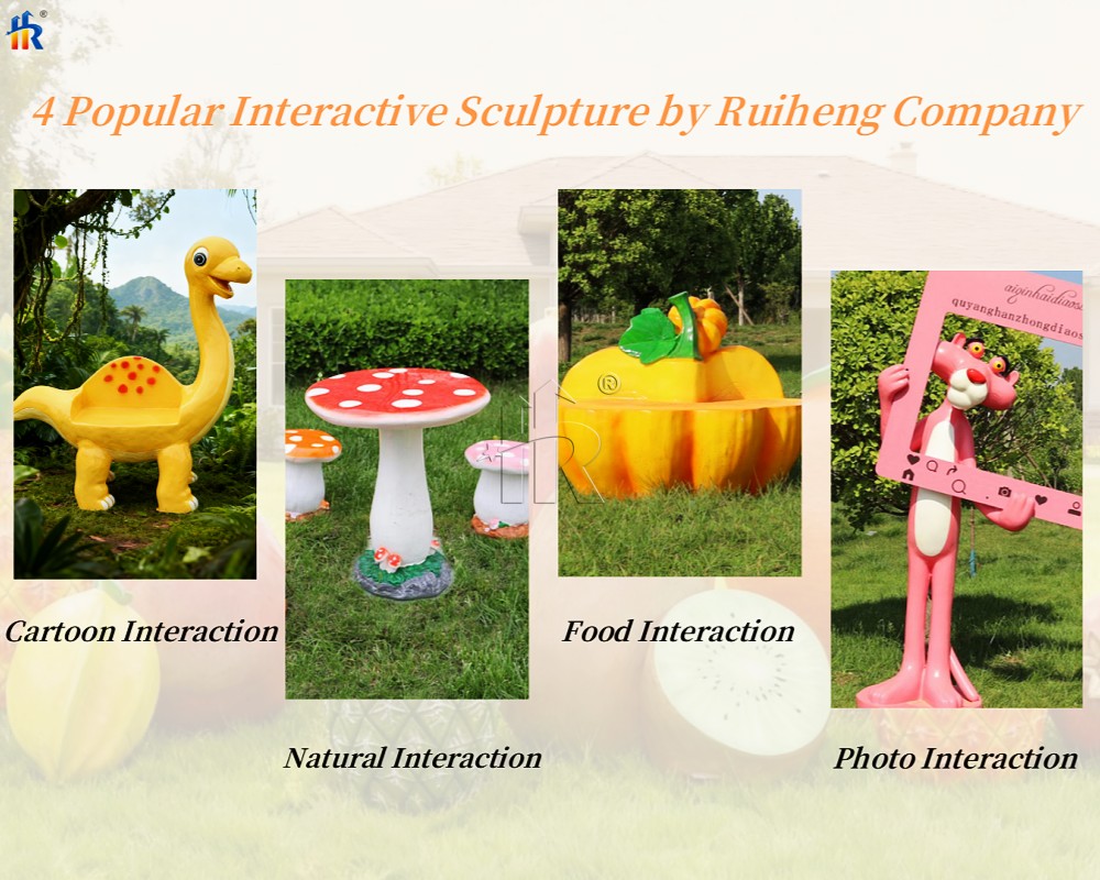 Popular interactive sculpture style