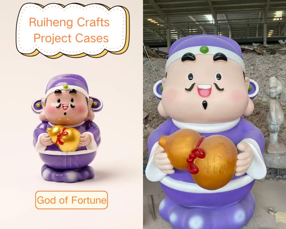 God of fortune sculpture