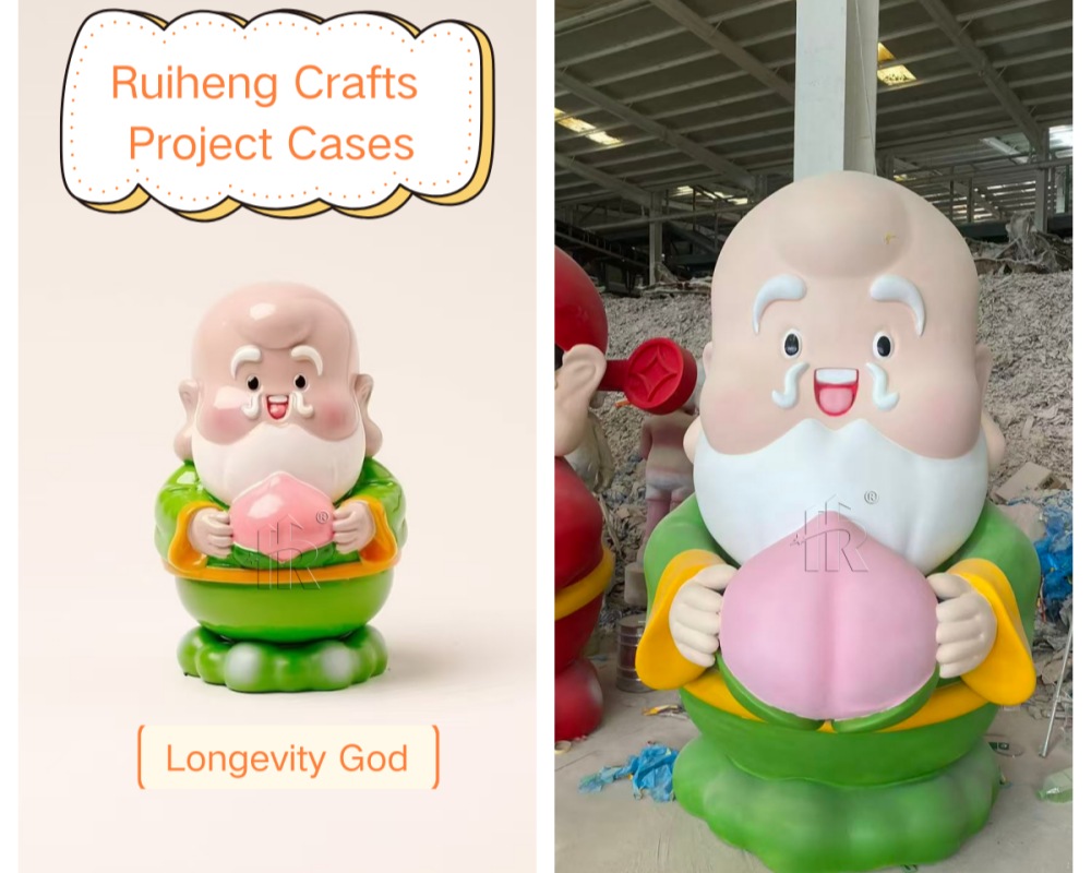 Longevity God sculpture