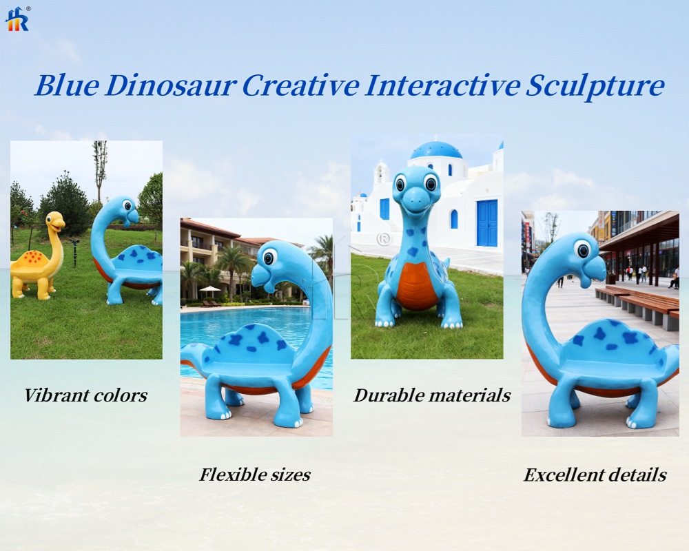 Dinosaur Animal Interactive Sculpture