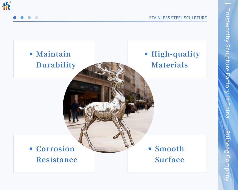 Stainless Steel Sculptures by Ruiheng