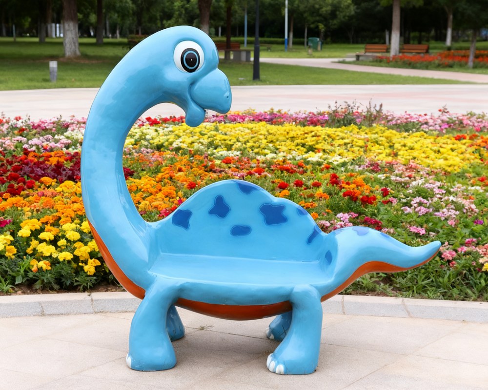 Blue Dinosaur Creative Park Animal Interactive Sculptures for Kids