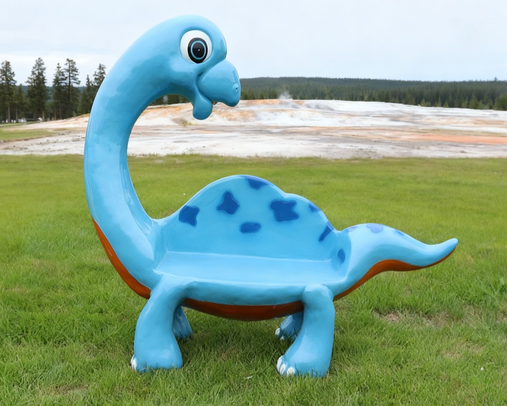 Blue Dinosaur Creative Park Animal Interactive Sculptures for Kids