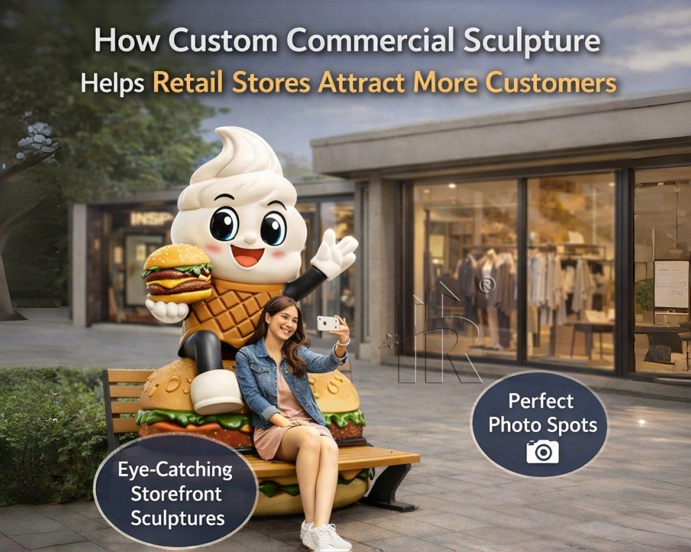 كيف يساعد النحت التجاري المخصص متاجر البيع بالتجزئة على جذب المزيد من العملاء