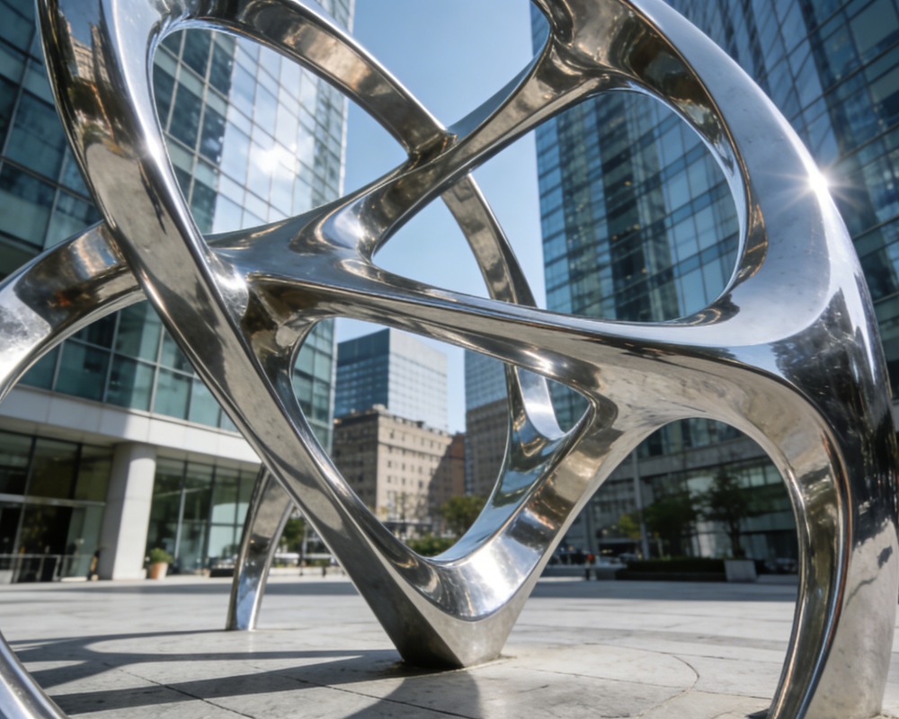 لماذا تعتبر المنحوتات المصنوعة من الفولاذ المقاوم للصدأ الخيار الأمثل لتخصيص التماثيل