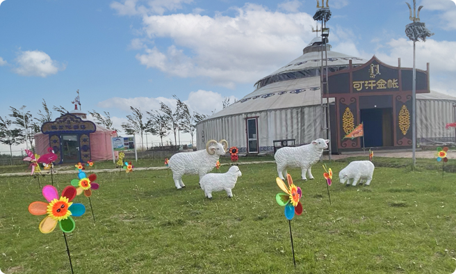 Guardian Flock on the Mongolian Steppe