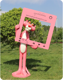 Pink Panther Sculpture