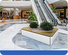 Shopping mall sculptures