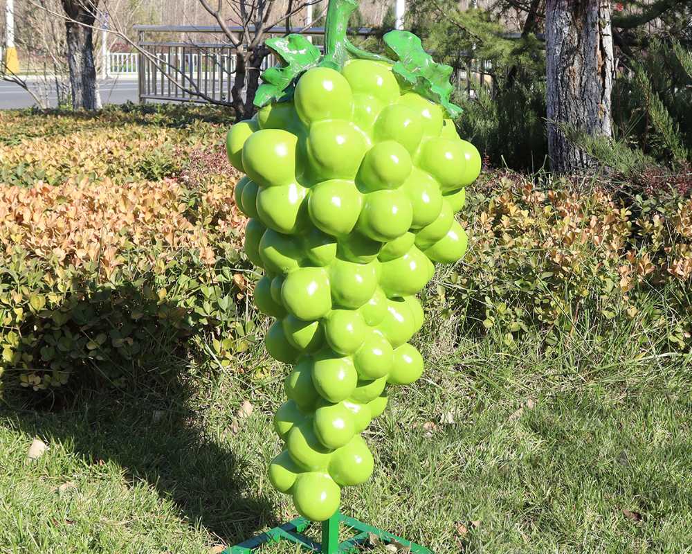 Имитационные скульптуры винограда из стекловолокна для богатого наружного декора
