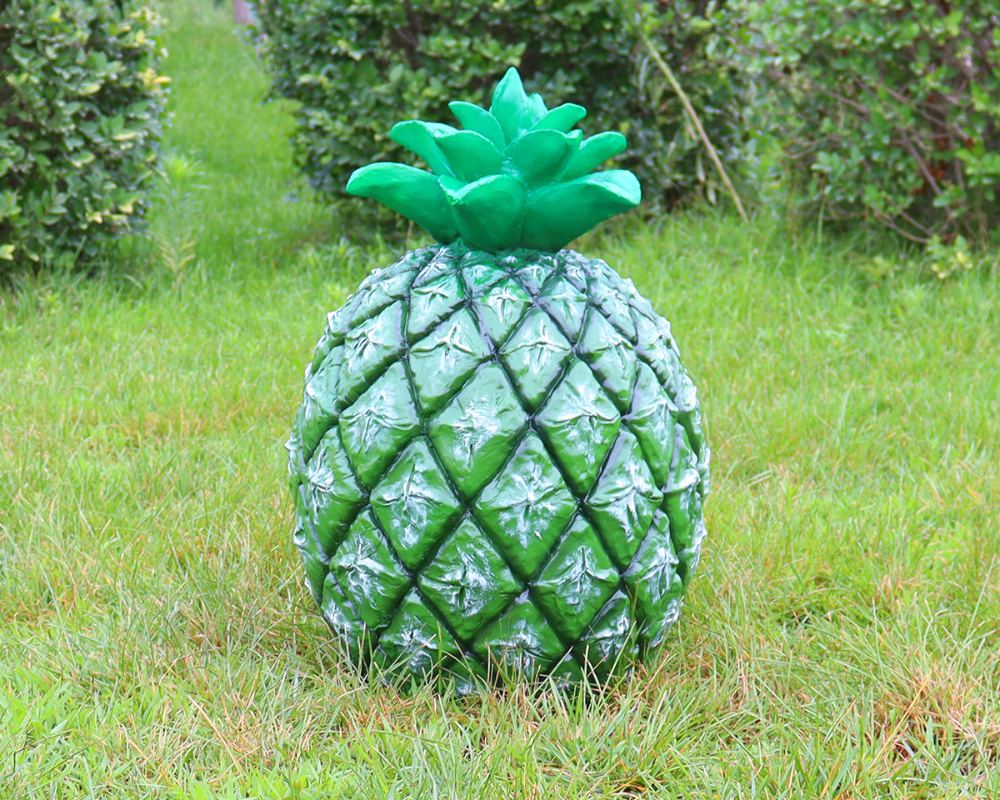 Имитационные скульптуры ананаса из стекловолокна для тропического декора
