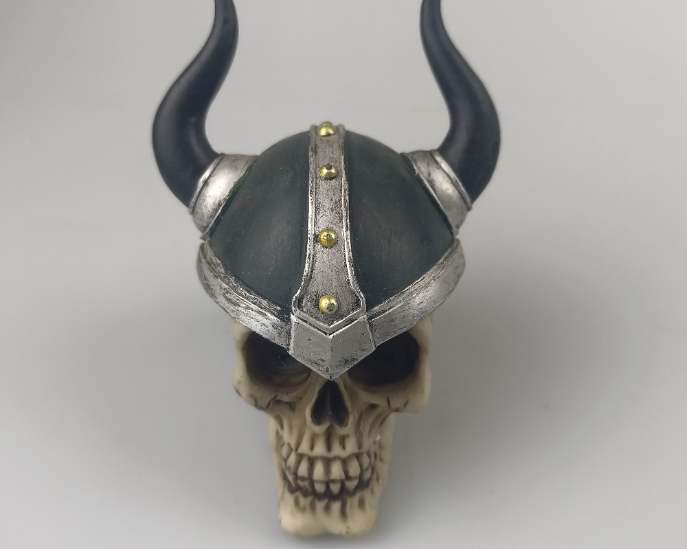 Décorations de crâne en résine d'Halloween pour la décoration intérieure