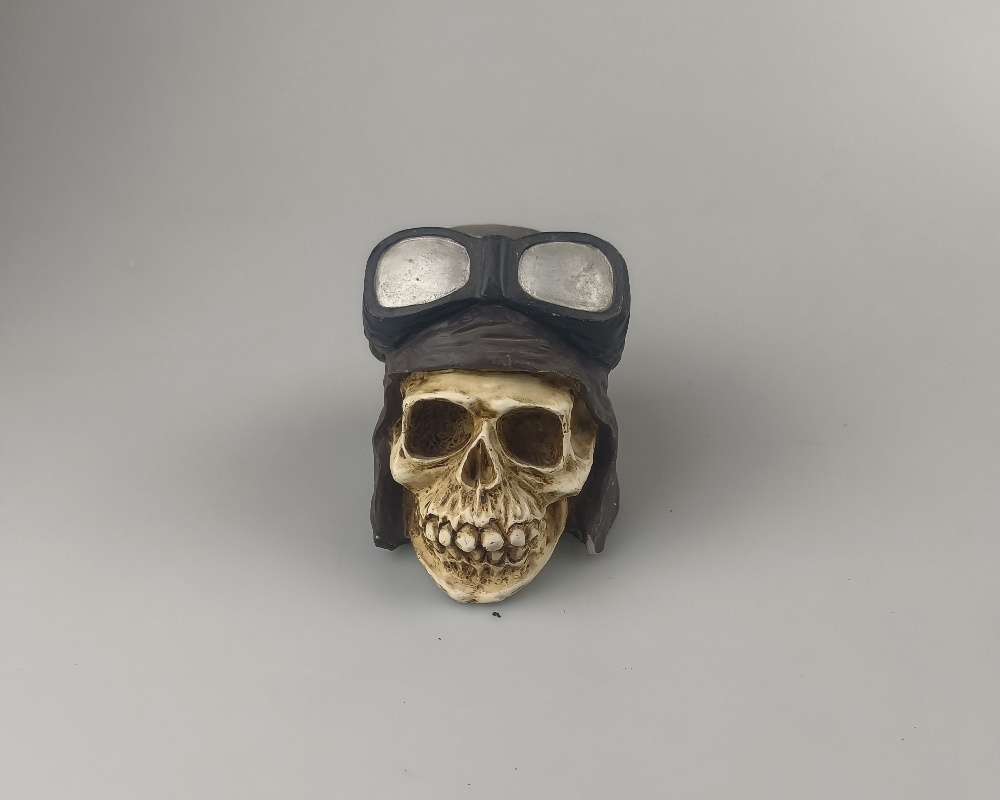 Décorations de crâne en résine d'Halloween pour la décoration intérieure