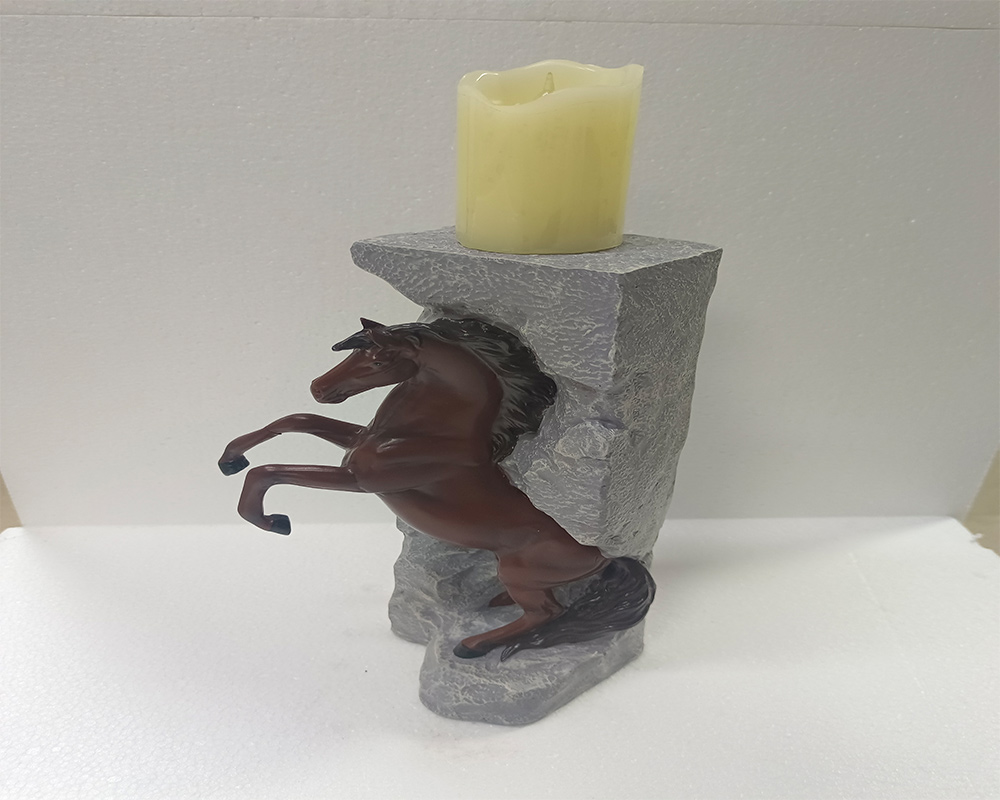 Décorations de chandelier en forme d'animal, ornements en résine