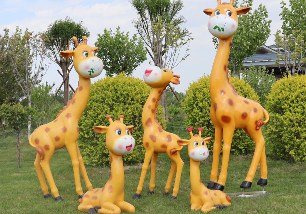 La combinazione di sculture giraffe (2)