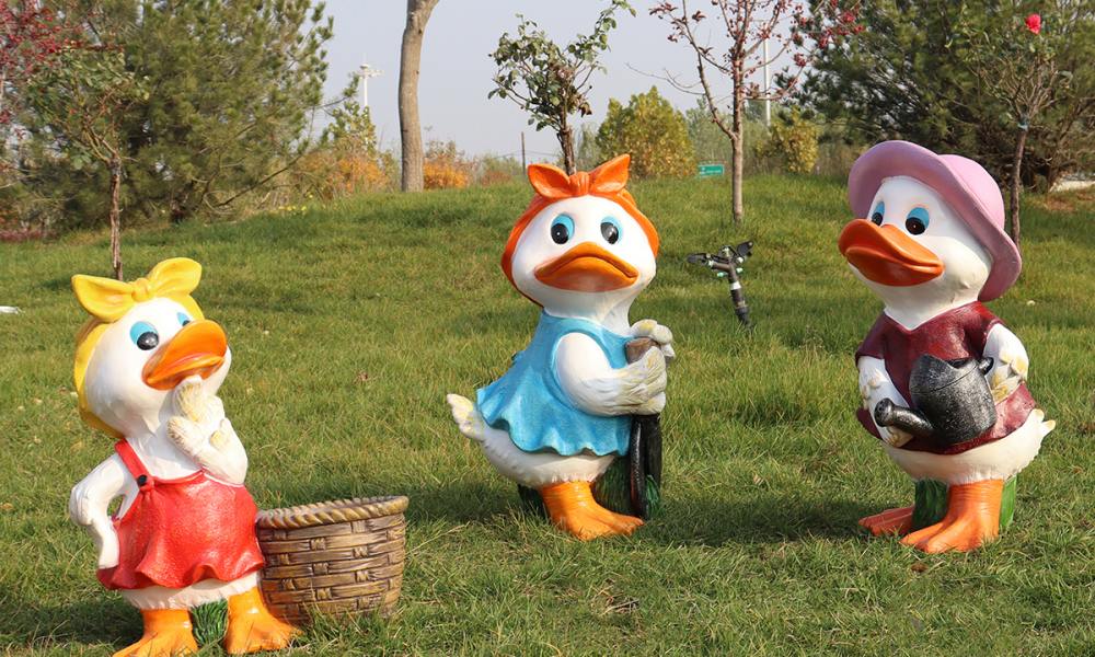 Statue esterne personalizzate di grandi vetro in fibra di vetro