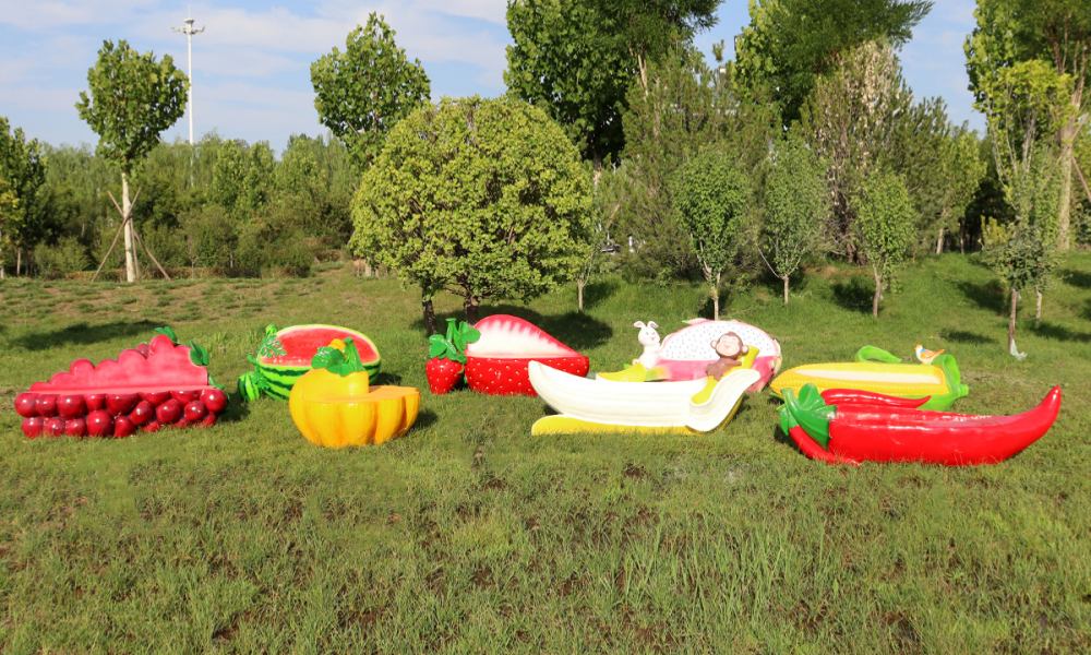 Bancs en fibre de verre pour fruits et légumes de Ruiheng