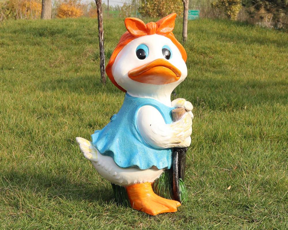 Factory Custom Ampie dimensioni grandi dimensioni cartone animato Animale in fibra di vetro di vetro di vetro