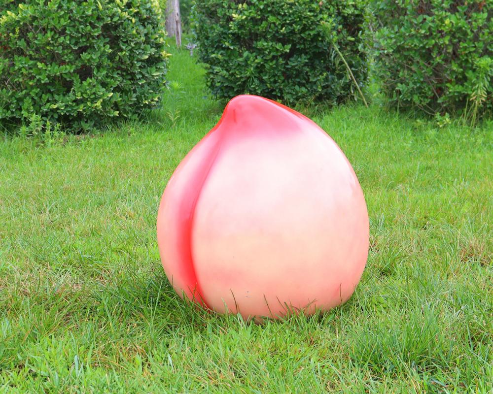 Decorazione esterna resistente Scultura in fibra di vetro Statue di frutta di grandi dimensioni