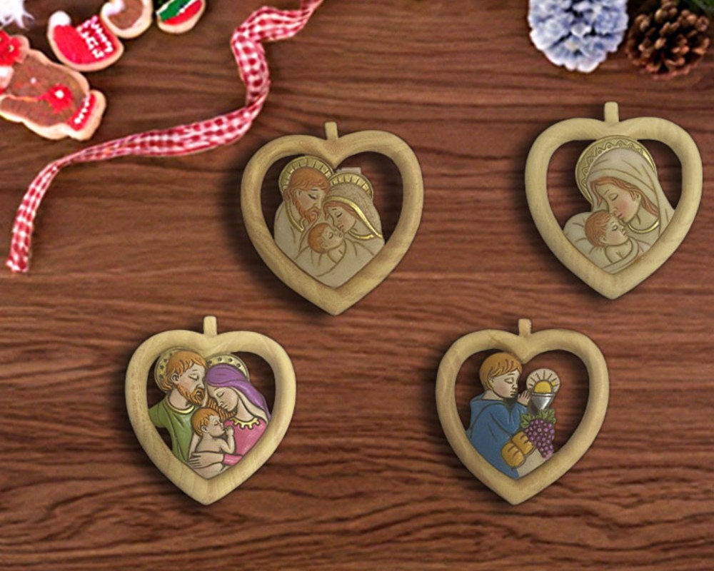 adornos colgantes de natividad