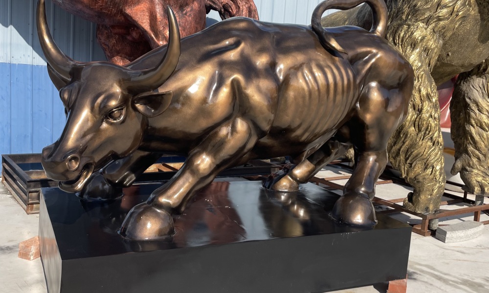 Ruiheng's stock market bull sculpture
