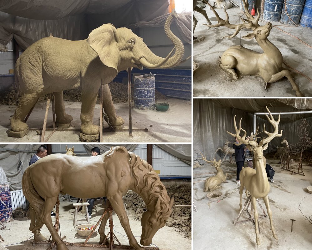Ruiheng supports customization of various animal sculptures